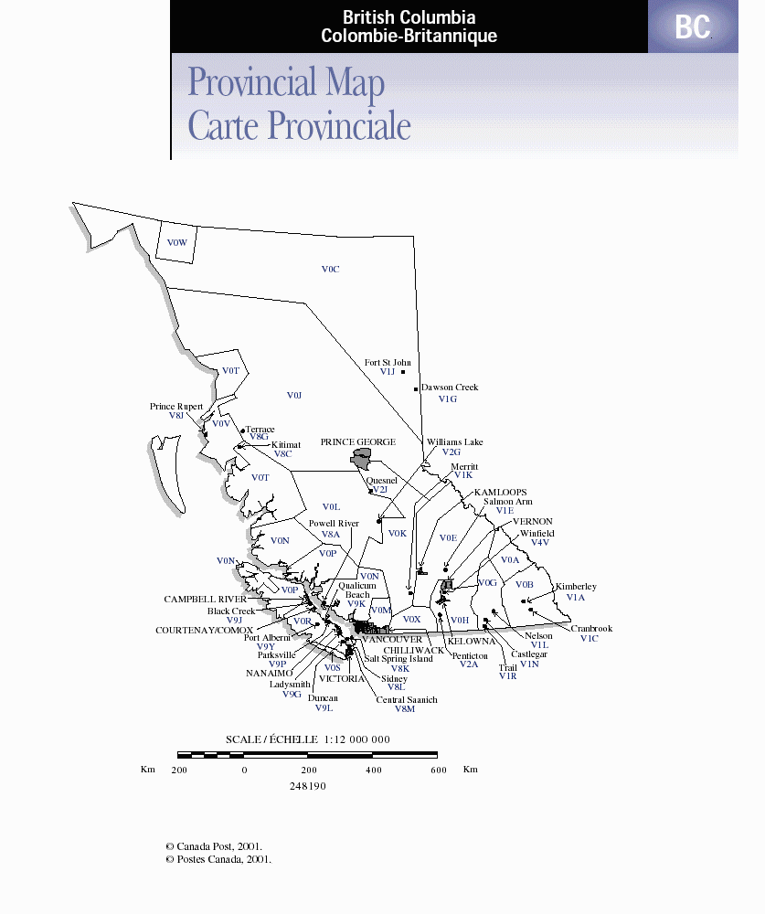 Penticton Postal Code Map Hey Reddit - I Need To Find A List Of Canadian Postal Codes Within 100  Miles Of Vancouver, And My Google Skills Are Not Working. Anyone Have Any  Ideas? : R/Askreddit