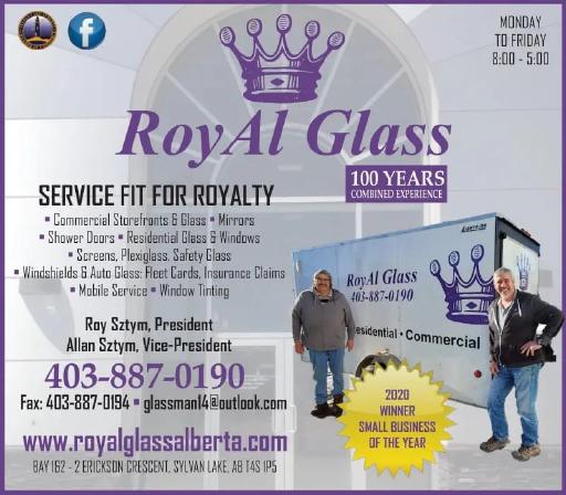 Glass Business for sale in central Alberta